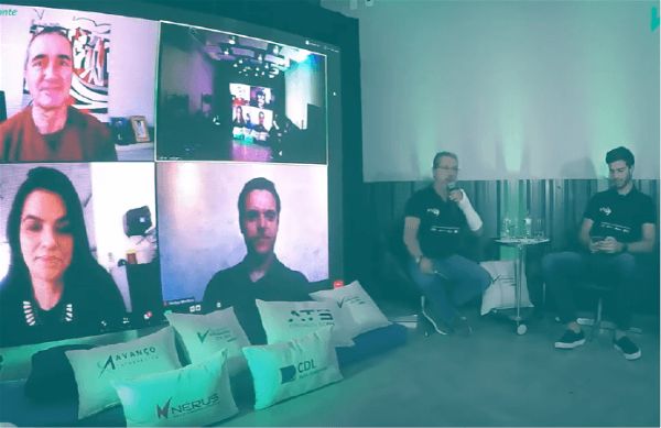 video conferencia em congresso